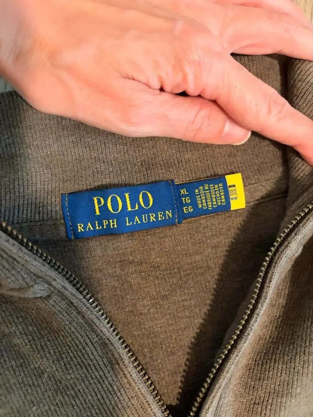 Polo Ralph Lauren Men's Quarter-Zip Pullover Sweaters (set of 2, Brown and Grey)